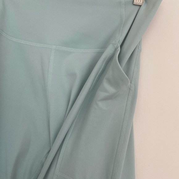 Girlfriend Collective Compressive High Rise Pocket Legging in Blue Pond - Picture 5 of 7